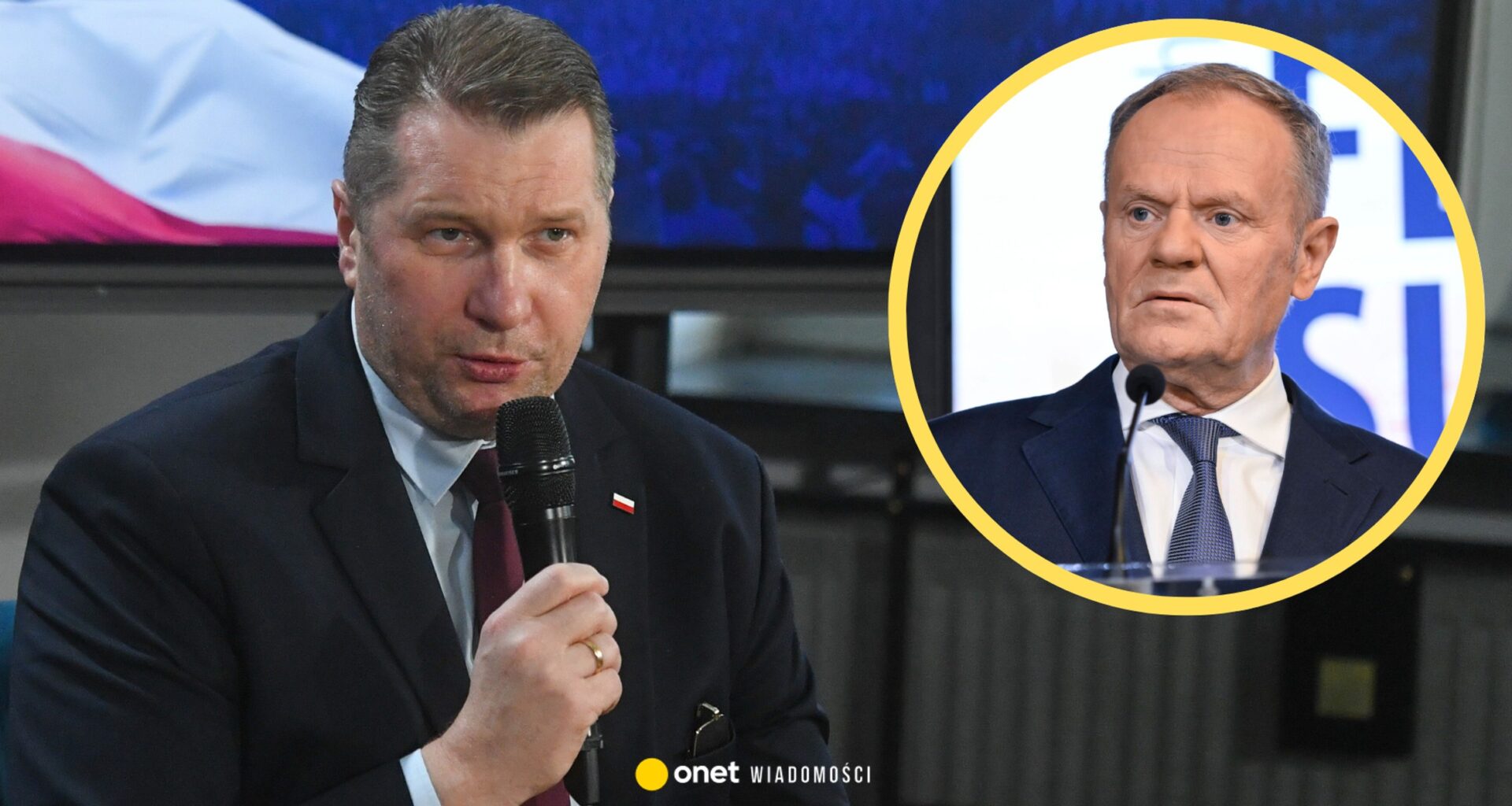 Zaskakujące słowa Przemysława Czarnka o Tusku. Mówi, kiedy by go wspierał