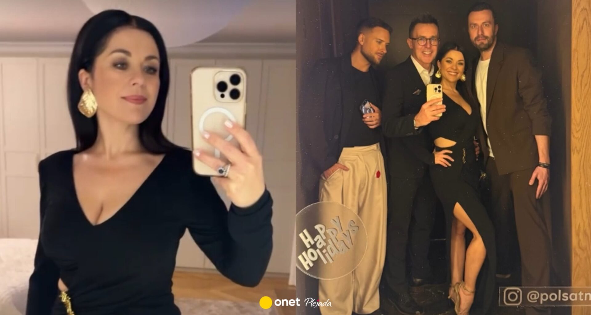 Katarzyna Cichopek zaszalała z kreacją na Wigilii Polsatu. Zagrała nogą