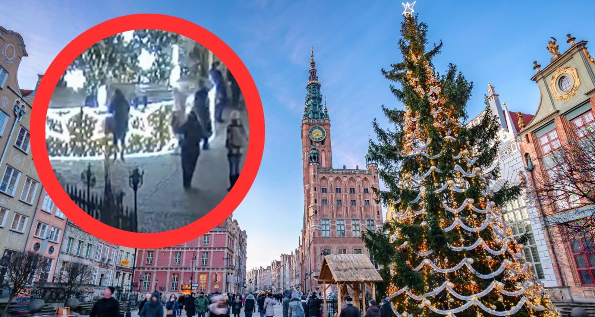 Robiły sobie zdjęcia. Nagle załamała się konstrukcja. Na pomoc ruszyli przechodnie (screen: YouTube/@SMGdansk)