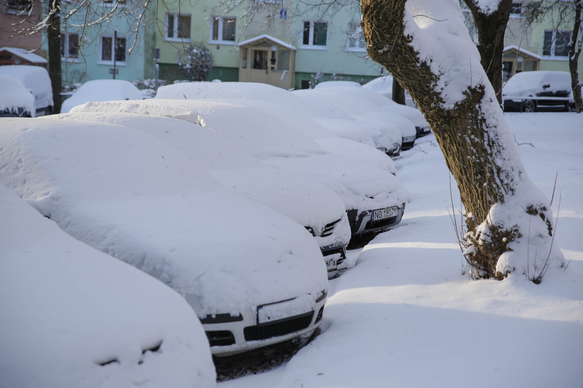 Olsztyn po ataku zimy