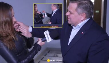 Dziennikarka TVP starła się z senatorem PiS. "Proszę mnie nie dotykać"