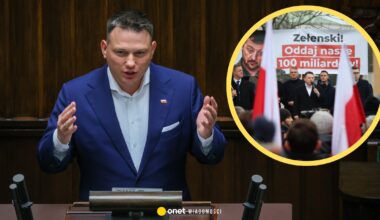 Sławomir Mentzen ostro o wizycie prezydenta Ukrainy. Ma żal do polityków