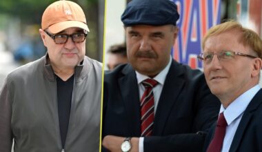 Violetta Arlak i Cezary Żak w serialu "Ranczo"