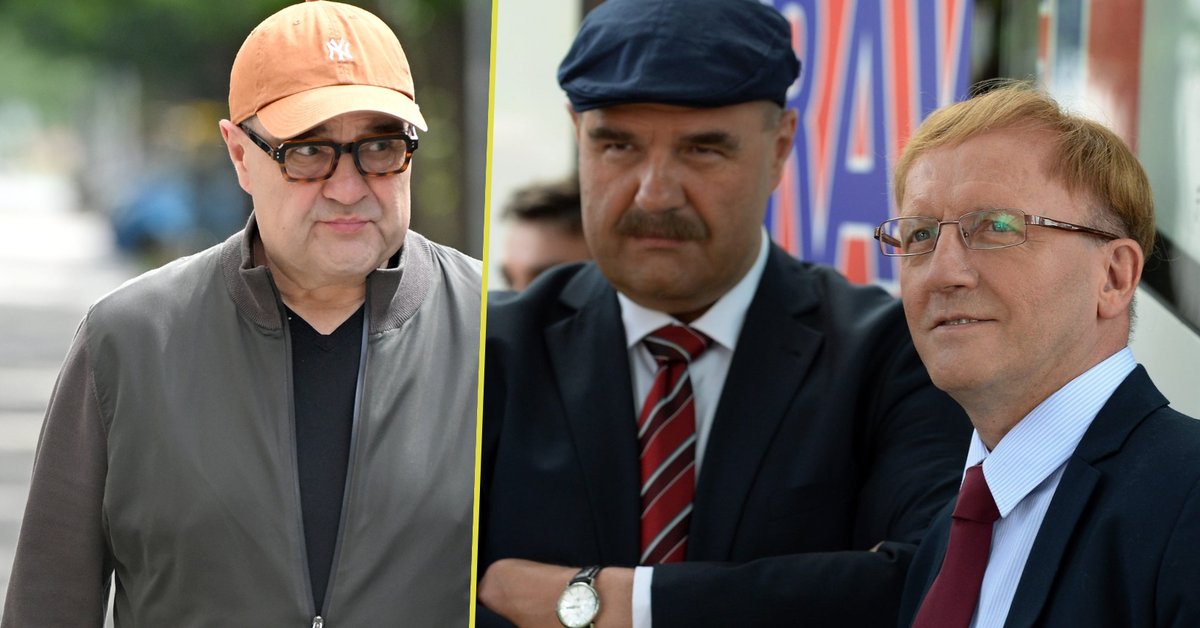 Violetta Arlak i Cezary Żak w serialu "Ranczo"