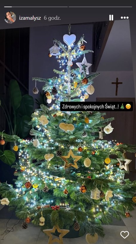 Izabela Małysz pokazała zdjęcie choinki