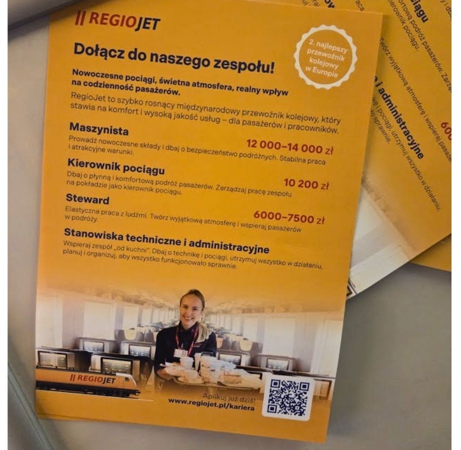 Oferta pracy w RegioJet