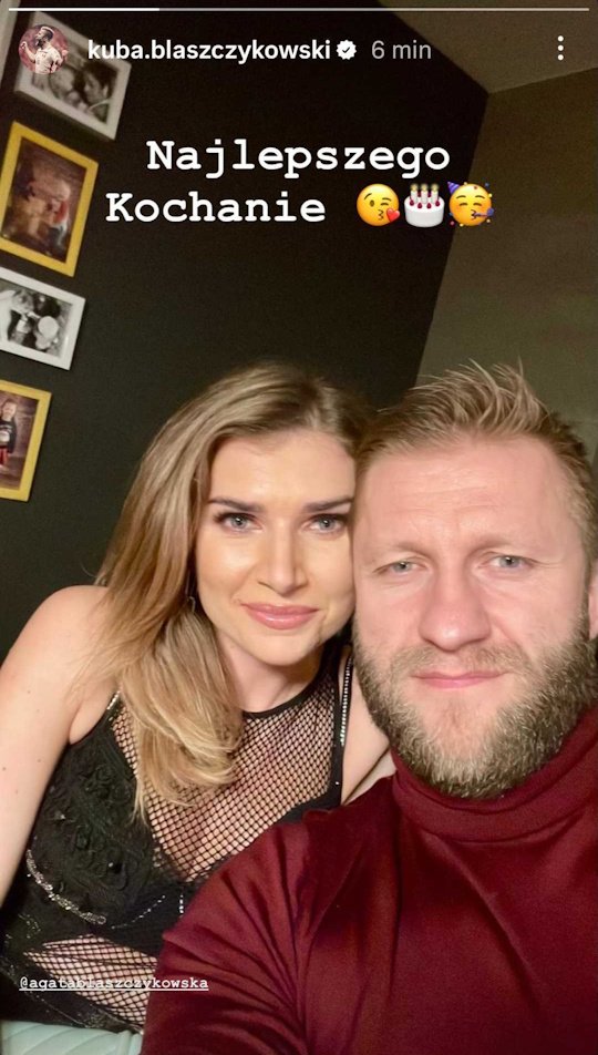 Jakub Błaszczykowski z żoną Agatą