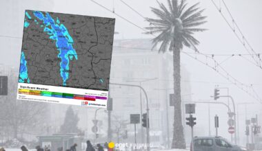 Silna śnieżyca z północy zmierza na Warszawę. Wiemy, kiedy uderzy