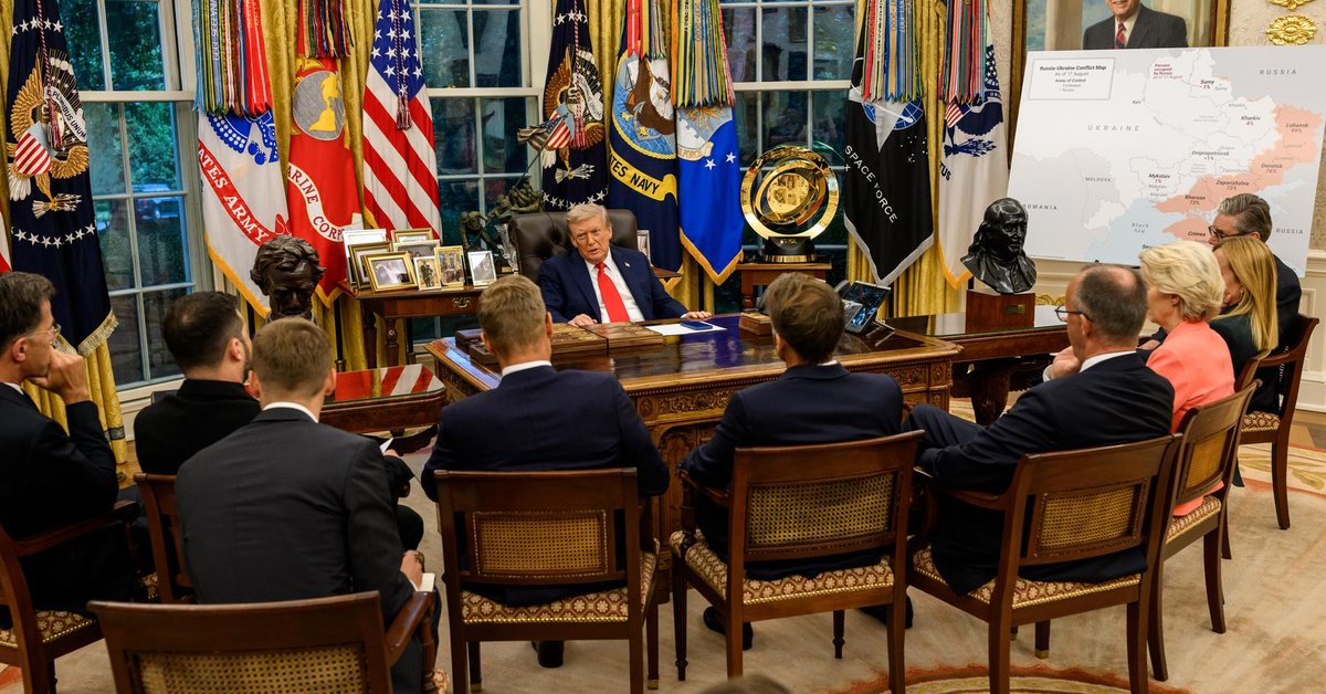 Prezydent USA Donald Trump spotkał się niedawno w Białym Domu z europejskimi szefami państw i rządów.