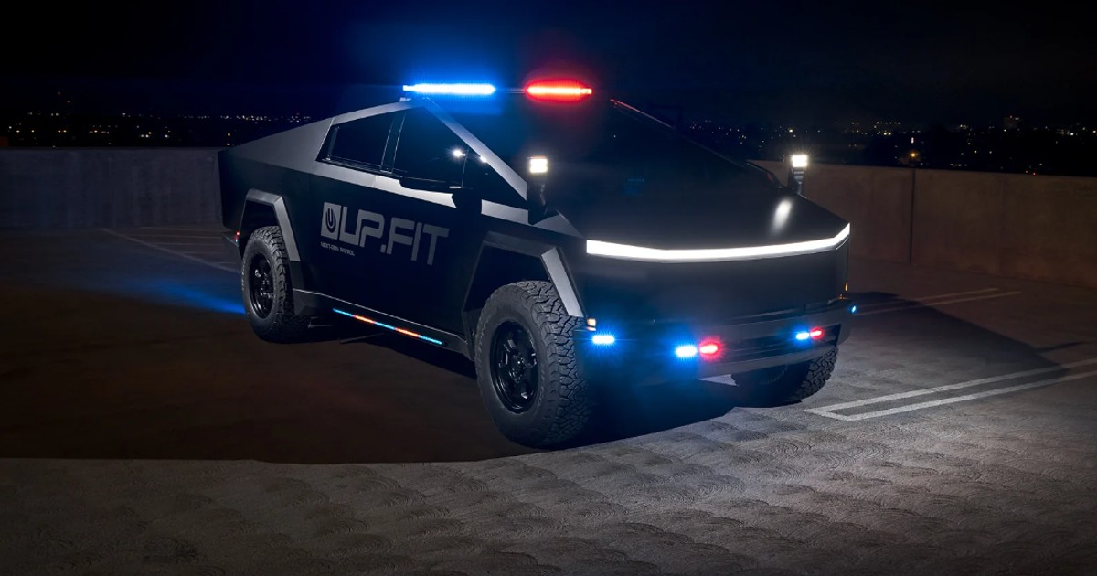 Policja tego amerykańskiego miasta dostała flotę Cybertrucków Tesli