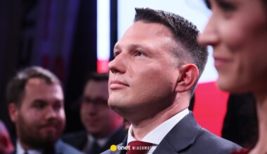 Mentzen pytany o kontrowersyjną grafikę z premierem. "Takie są reguły"