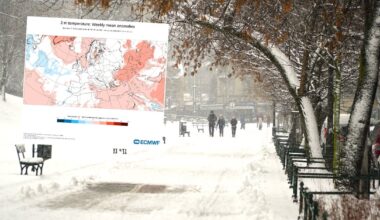 Jest możliwy termin powrotu zimowej pogody do Polski (screen: ecmwf.int)