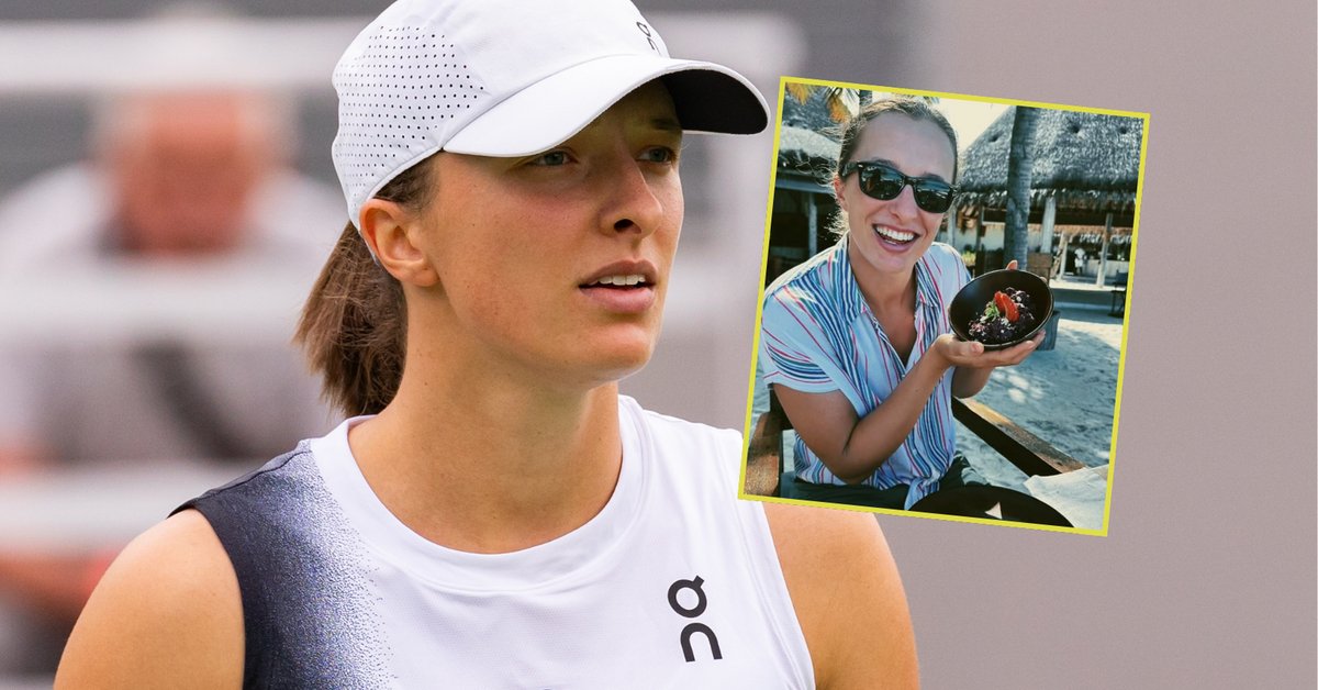 Iga Świątek na rajskich wakacjach. Nie odpoczywa sama