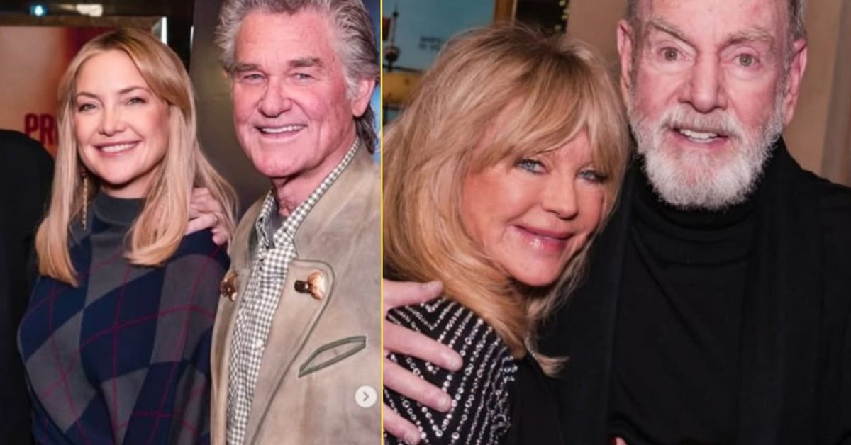 80-letnia Goldie Hawn świętowała z Kate Hudson i Hugh Jackmanem