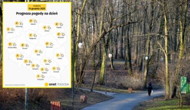 W nocy na południu i częściowo w centrum pojawi się lekki mróz