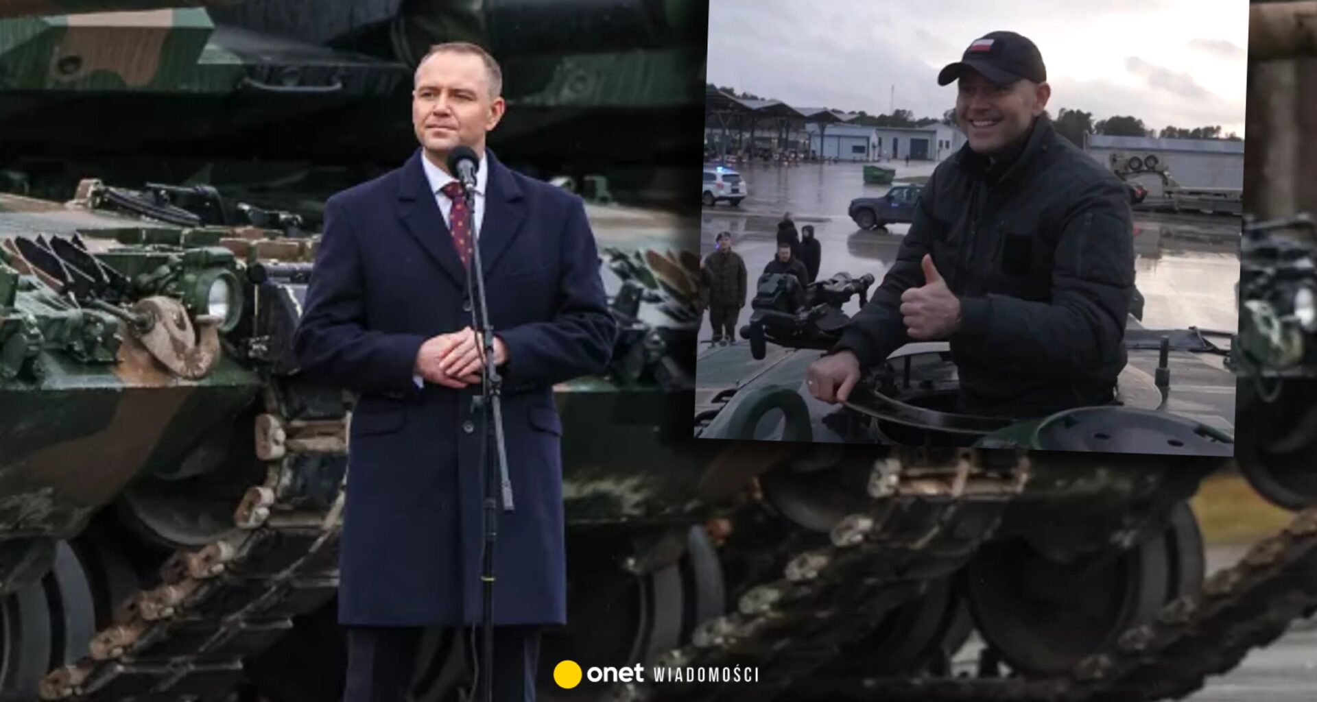 Karol Nawrocki w czołgu. Sieć obiegło nietypowe nagranie z poligonu