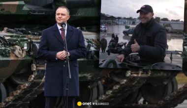 Karol Nawrocki w czołgu. Sieć obiegło nietypowe nagranie z poligonu