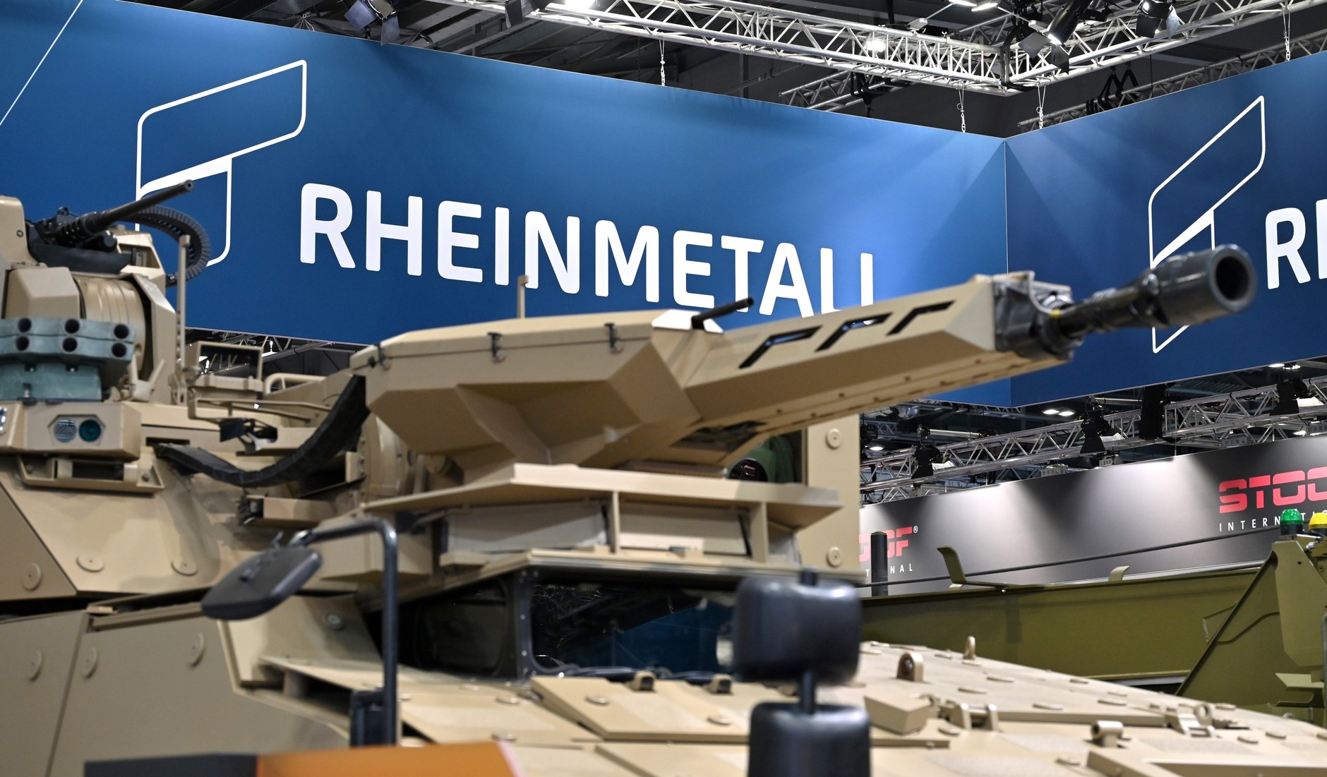Stoisko koncernu zbrojeniowego Rheinmetall na targach w Londynie (zdj. ilustracyjne)