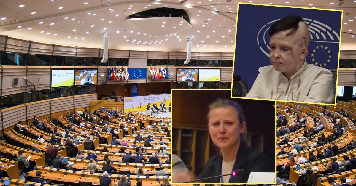 11-letni Ukrainiec zabrał głos w Parlamencie Europejskim. Tłumaczka zalała się łzami - Onet