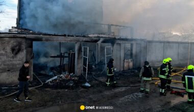 Zmasowany atak rosyjskich dronów w Ukrainie. Wybuchły pożary, jest wielu rannych