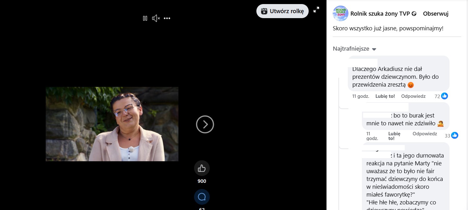 Screen z facebookowej strony "Rolnik szuka żony"