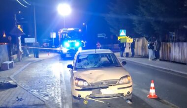 Wieczorne potrącenie na Podhalu. Kobieta w ciężkim stanie w szpitalu - Onet