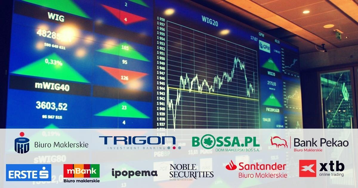 Najlepsze spółki na 2026 rok od 10 domów maklerskich