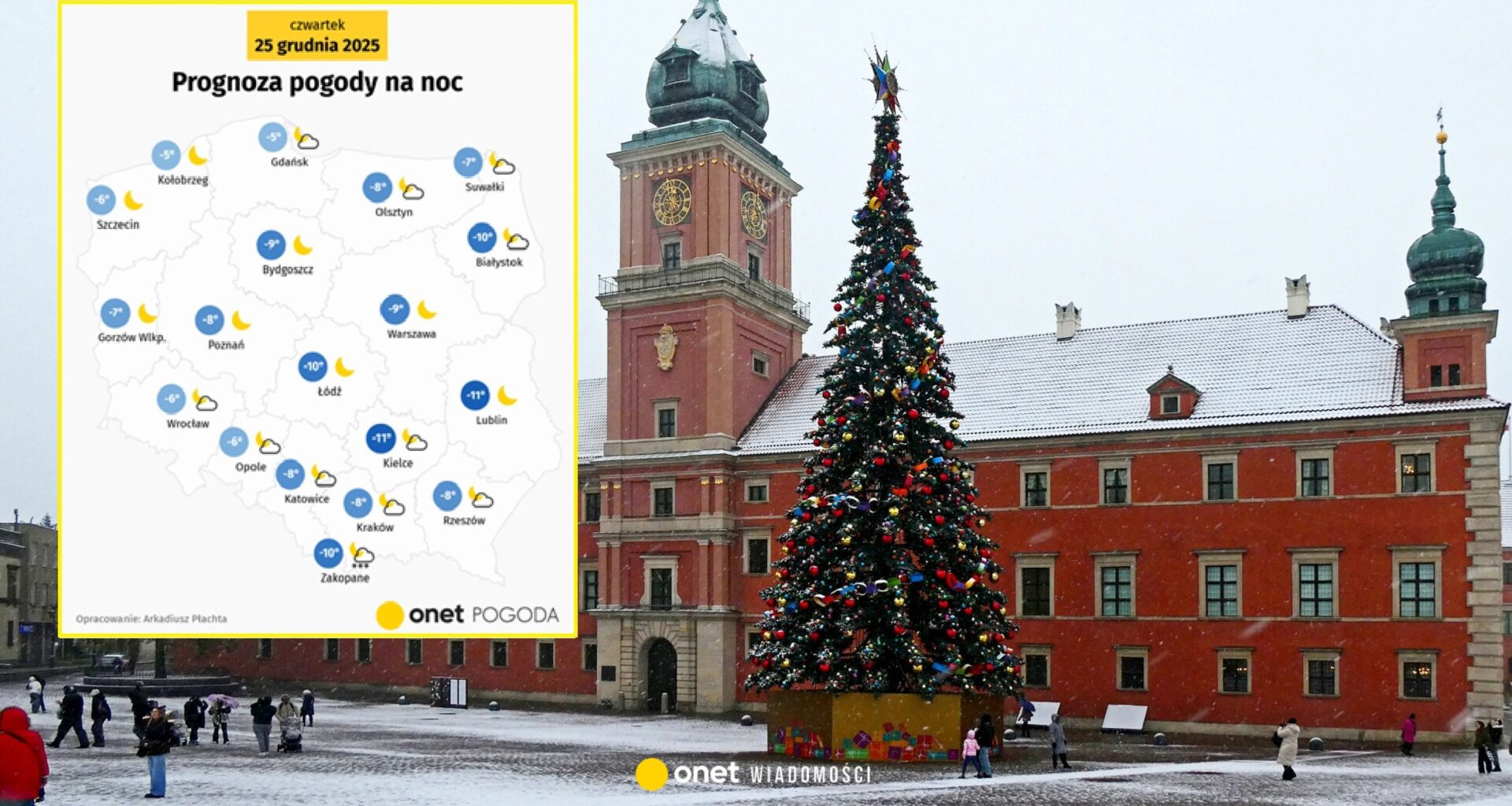 Takiej pogody w Wigilię dawno nie mieliśmy. Fala mrozów rozleje się po Polsce