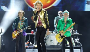 The Rolling Stones na scenie w 2024 r.