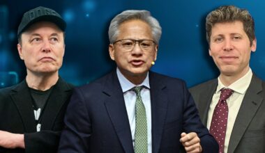 Elon Musk, Jensen Huang i Sam Altman