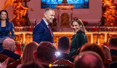 Marta Nawrocka w świątecznej stylizacji. Ekspert: synonim elegancji