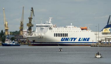 Człowiek wypadł za burtę polskiego promu. Są nowe informacje