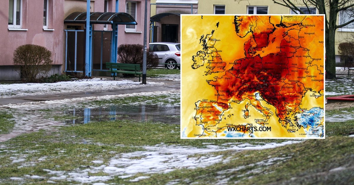 Szczyt ocieplenia czeka nas prawdopodobnie w połowie przyszłego tygodnia. Niezwykle wysokie temperatury ogarną większość Europy