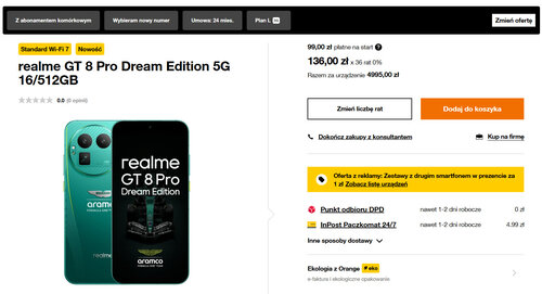 realme GT 8 Pro Dream Edition