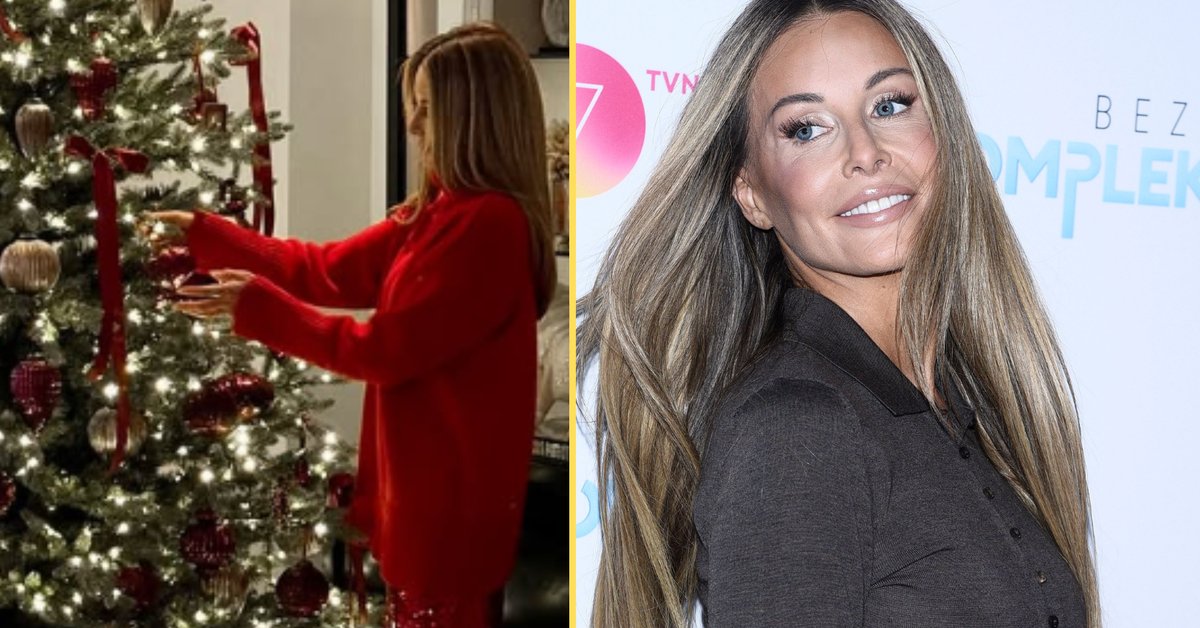 Małgorzata Rozenek udekorowała dom na święta. Tylko spójrzcie na ogród - Onet