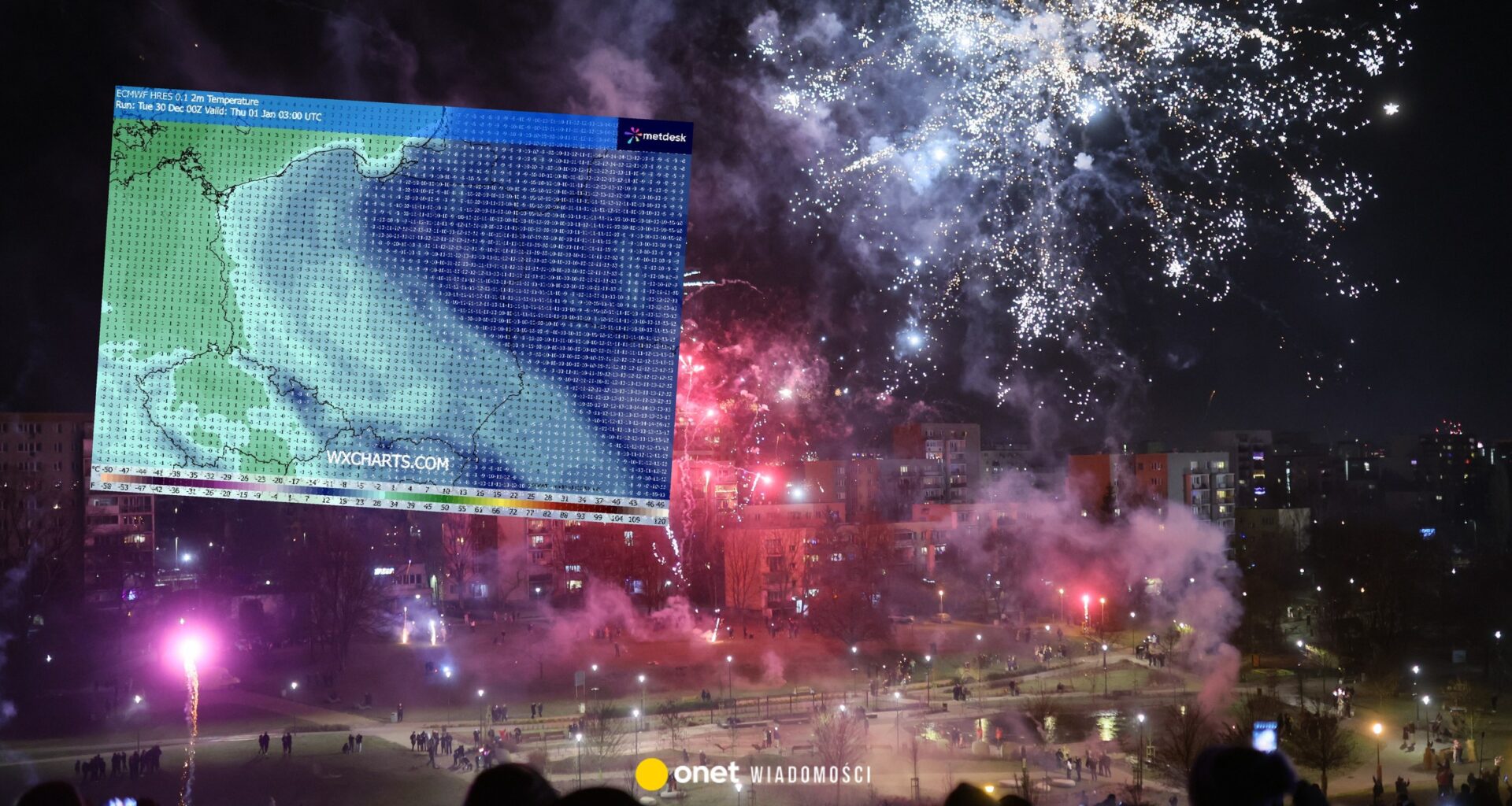 Po śnieżycach wtargnie fala zimna. Nawet -15 st. C w noc sylwestrową