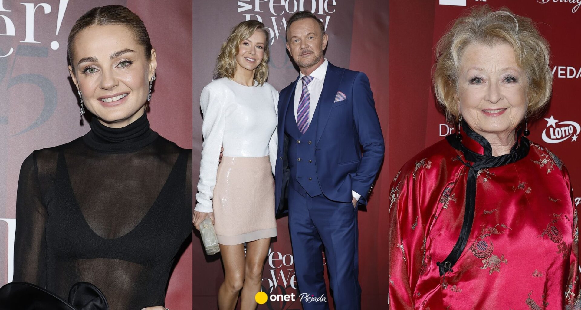 Gwiazdy spływają na galę. Małgorzata Socha w czerni, obok orientalna Magdalena Zawadzka - Plejada