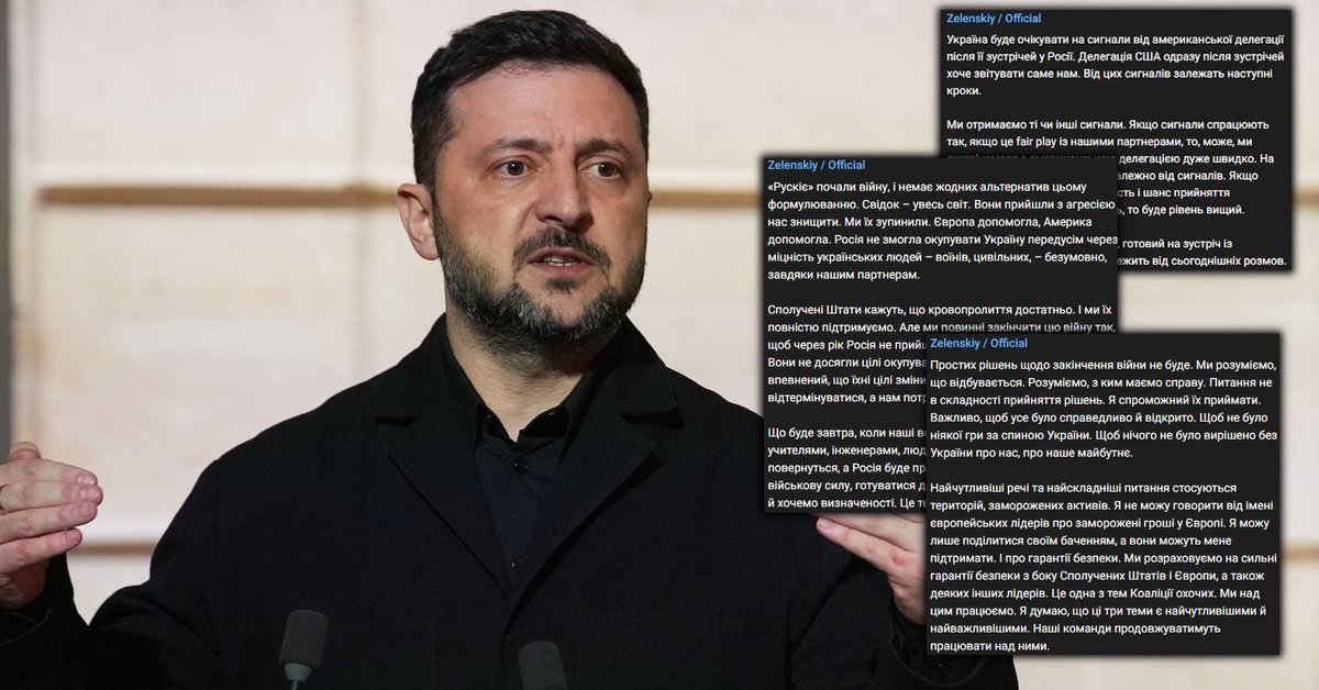 Seria wieczornych wpisów Wołodymyra Zełenskiego. "Rozumiemy, co się dzieje"