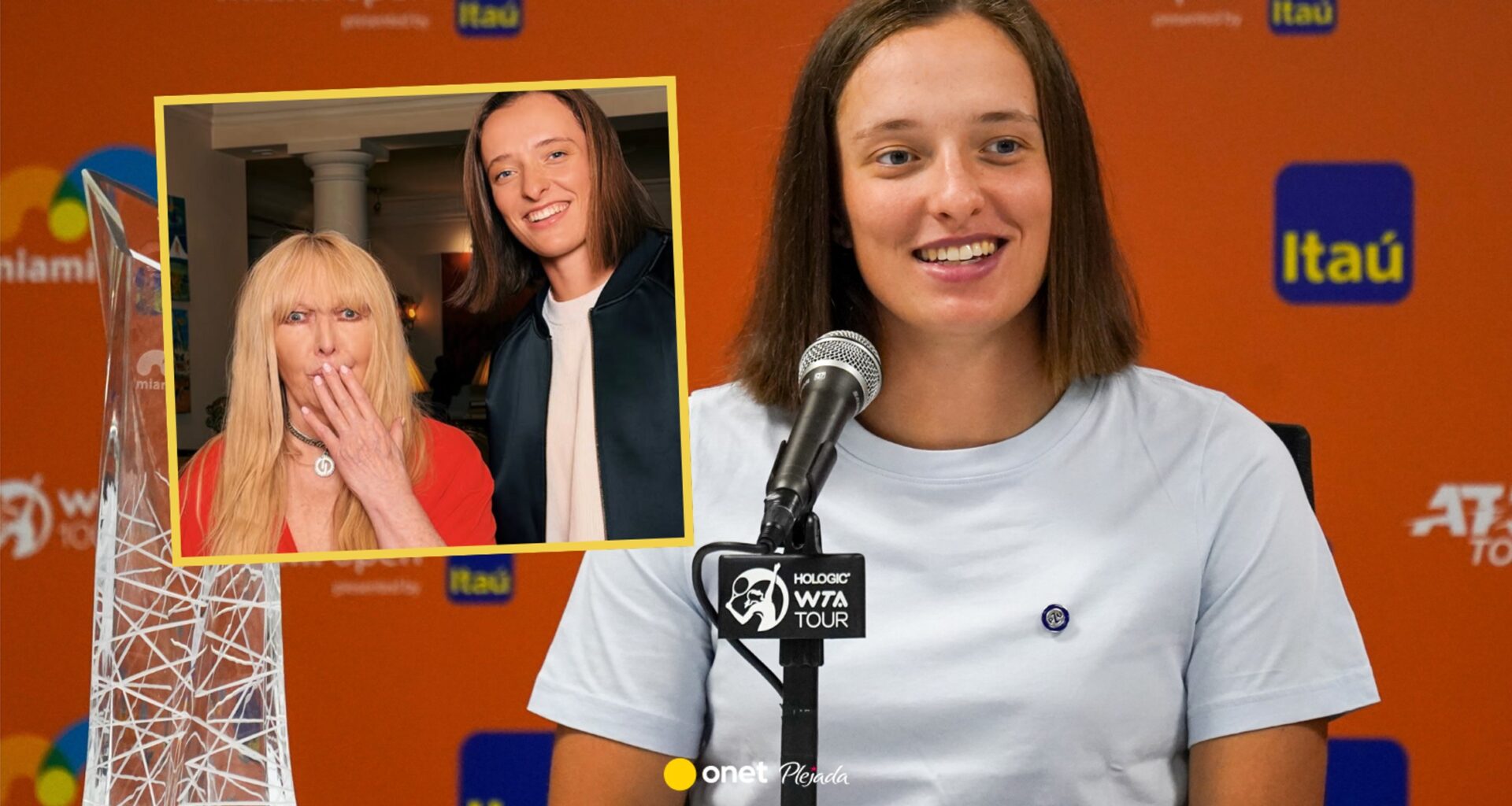 Iga Świątek zrobiła Maryli Rodowicz niespodziankę. Tenisistka pokazała wspólne zdjęcie