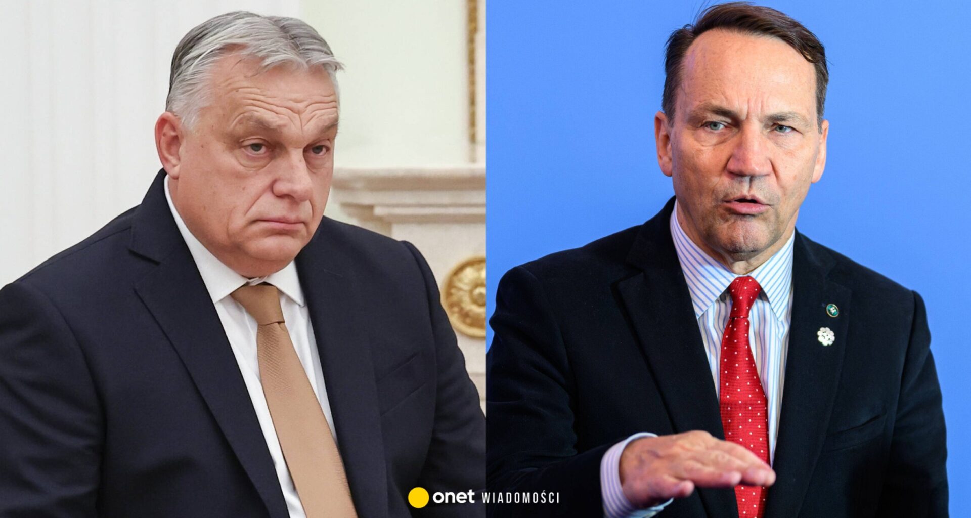 "Zasłużył sobie na Order Lenina". Sikorski komentuje głośne słowa Orbana