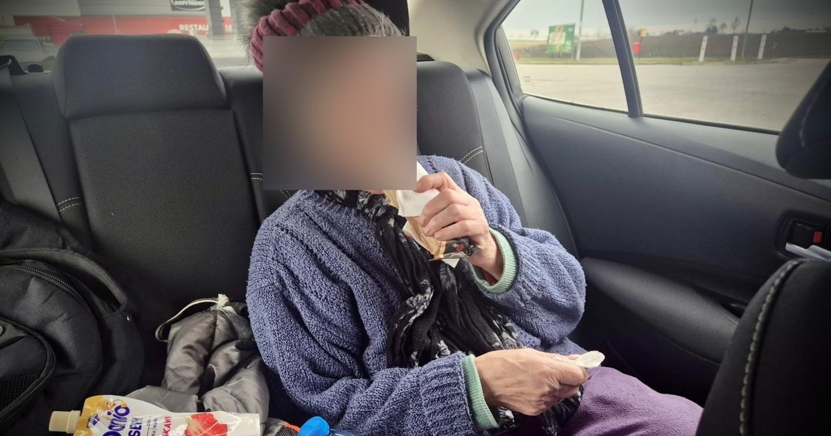 Szła środkiem zjazdu z A1. Kilka minut mogło zakończyć się tragedią