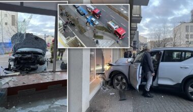 Dramatyczny wypadek w centrum Gdyni. Potrącił 16-latkę i wjechał w budynek