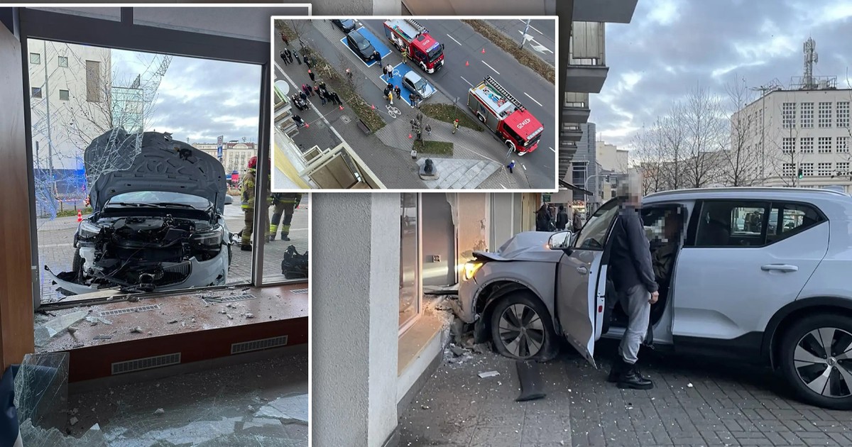 Dramatyczny wypadek w centrum Gdyni. Potrącił 16-latkę i wjechał w budynek