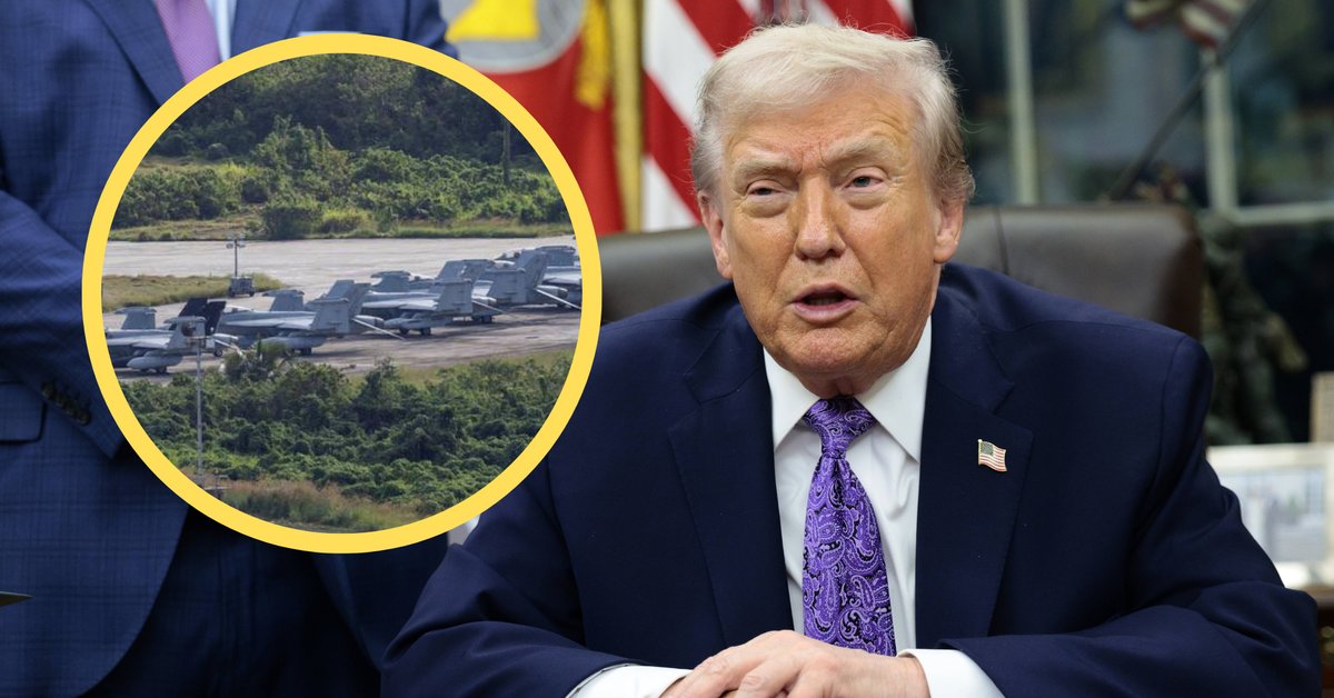 Głośne zapowiedzi Trumpa. Zdjęcia z amerykańskich baz obiegły sieć. Chodzi o Wenezuelę - Onet