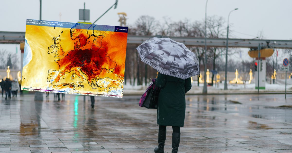 Nad Polską znajdzie się główny strumień ciepła