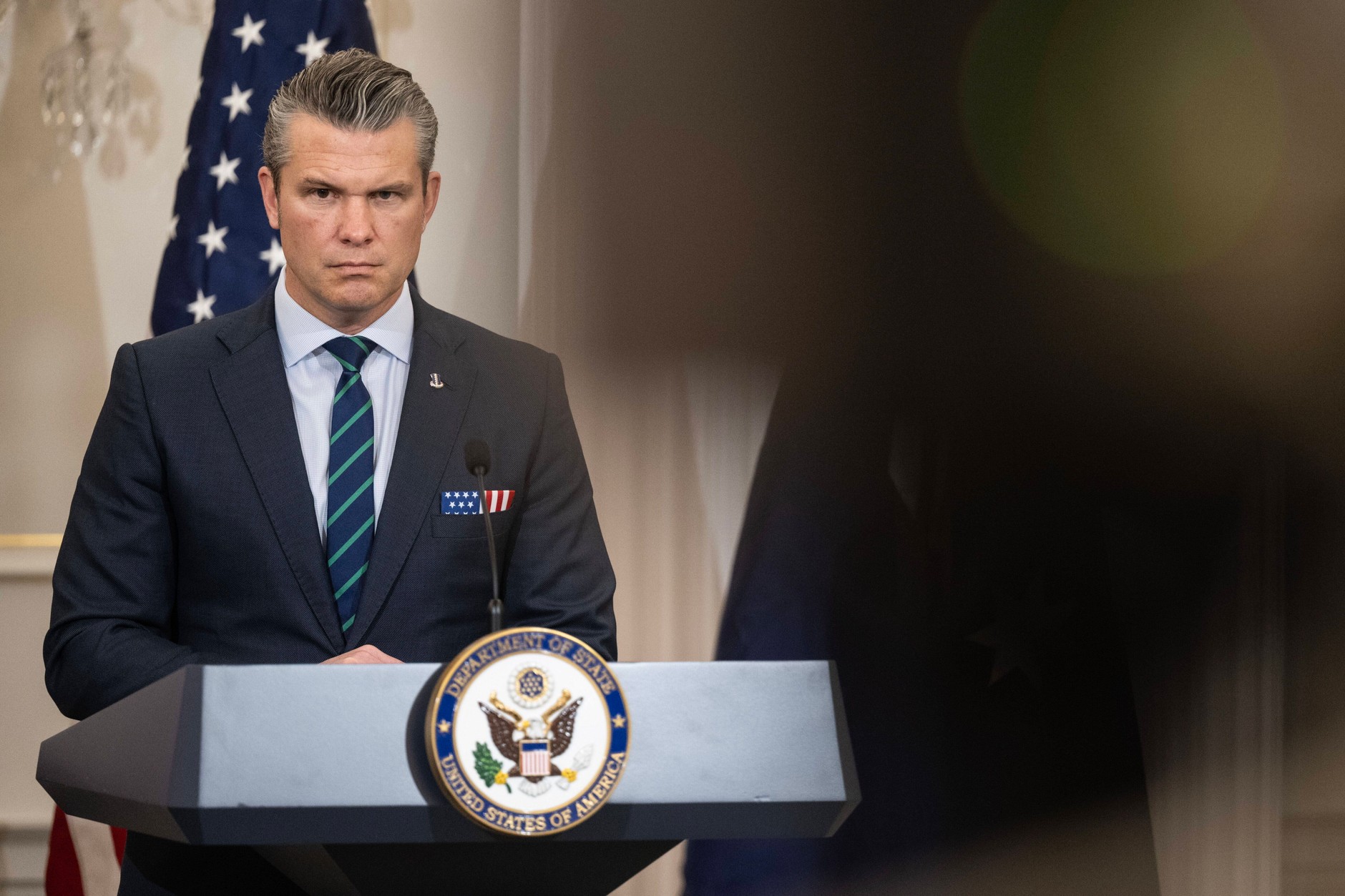 Sekretarz Departamentu Wojny USA Pete Hegseth