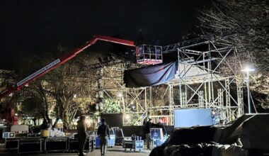 Scena w budowie, w środę powitamy Nowy Rok