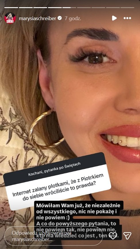 Screen z profilu Marianny Schreiber