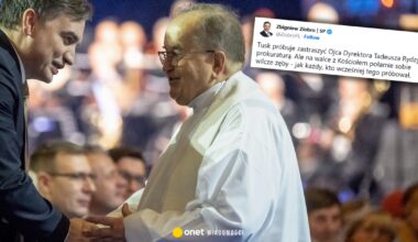Tadeusz Rydzyk przesłuchany w prokuraturze. Ostra reakcja Zbigniewa Ziobry