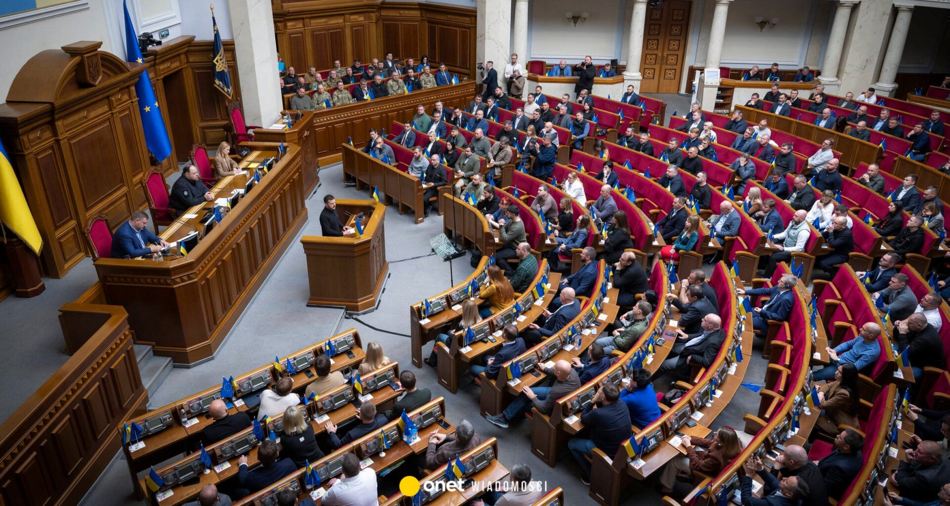 Polityczny skandal w Ukrainie. Grupa deputowanych usłyszała zarzuty